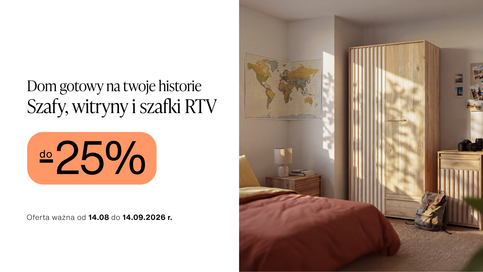 PROMOCJA !!!  RABAT 10% na witryny, szafy, komody RTV marki FORTE.